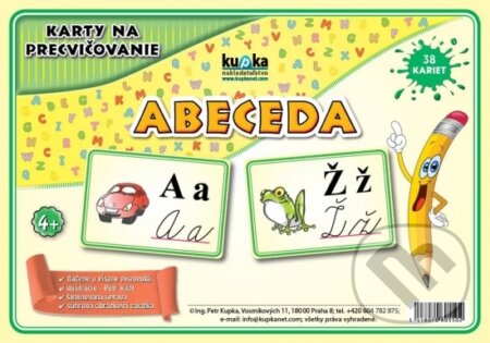 Karty na precvičovanie - abeceda