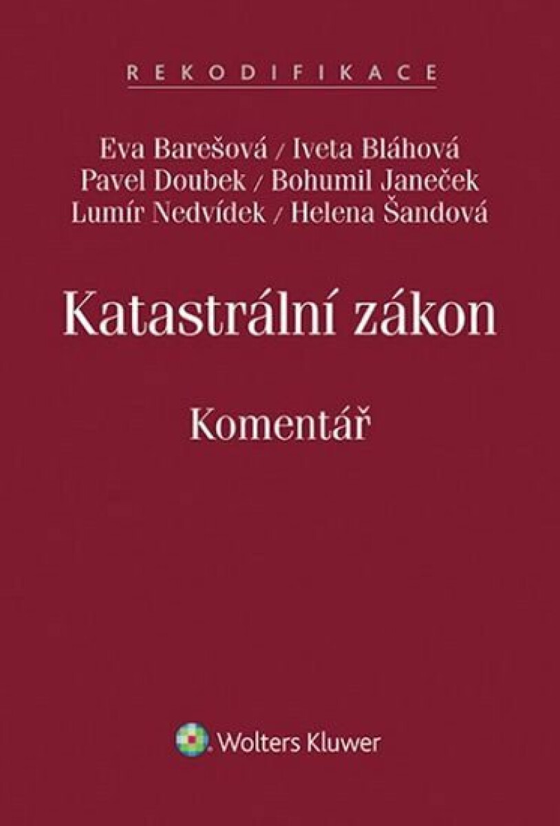 Katastrální zákon: Komentář