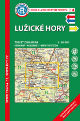 KČT 14 Lužické hory 1:50 000 / turistická mapa