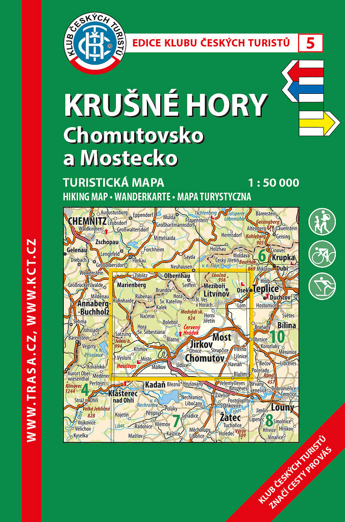 KČT 5 Krušné Hory Chomutovsko a Mostecko
