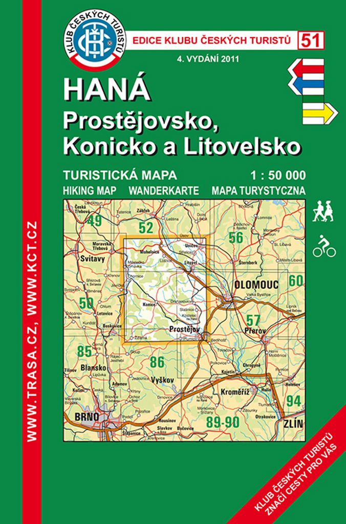 KČT 51 Haná, Prostějovsko