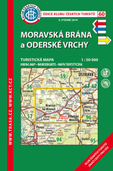 Moravská brána a Oderské vrchy 1:50 000 (Turistická mapa) - kniha z kategorie Mapy