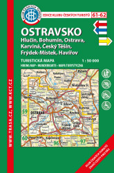 Ostravsko 1:50 000 (Hlučín, Bohumín, Ostrava, Karviná, Český Těšín, Frýdek-Místek, Havířov) - kniha z kategorie Mapy