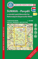 Šumava - Povydří a NP 1:50 000 (KČT 65 10. vydání 2022)