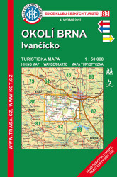 Okolí Brna, Ivančicko 1:50 000 (Turistická mapa) - kniha z kategorie Mapy