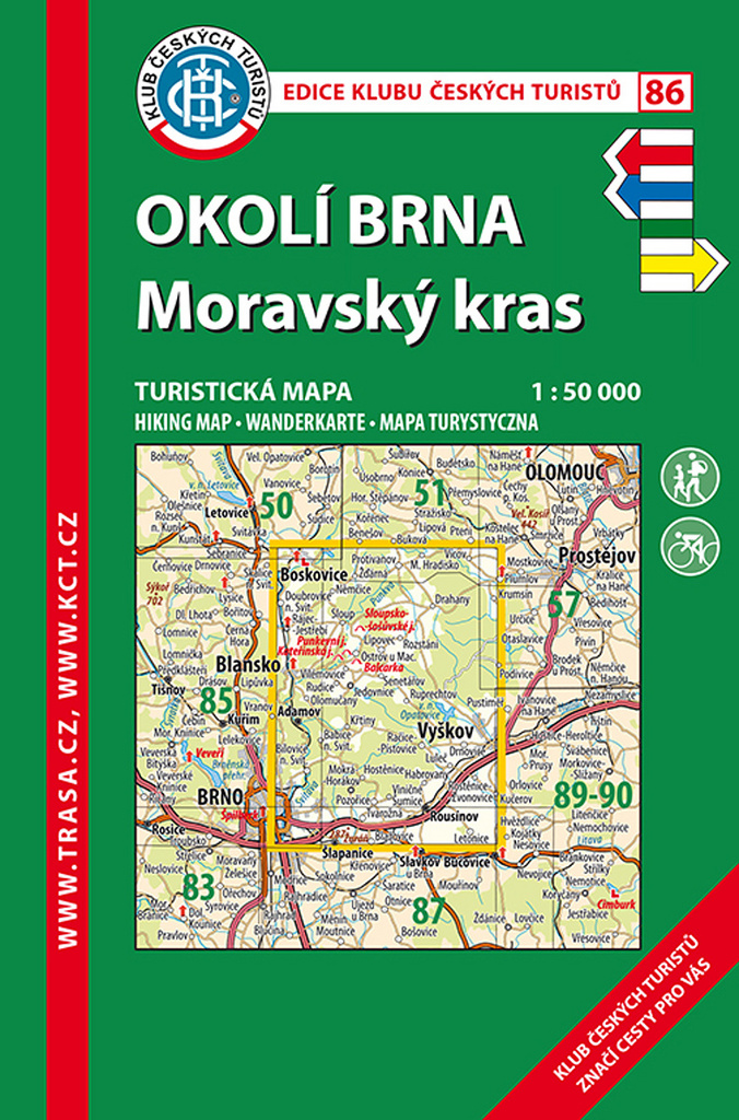 KČT 86 Okolí Brna Moravský kras