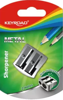 Keyroad Ořezávátko Metal duo - stříbrné