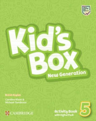 Kid´s Box New Generation 5 Activity Book with Digital Pack British English - Caroline Nixon, Michael Tomlinson