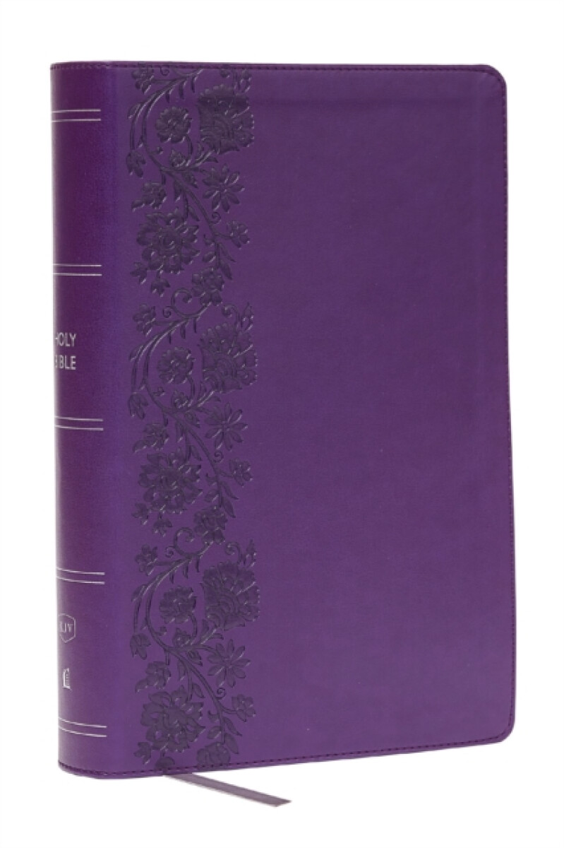 KJV Giant Print End-of-Verse Reference Bible, Purple Leathersoft, Red Letter, Comfort Print