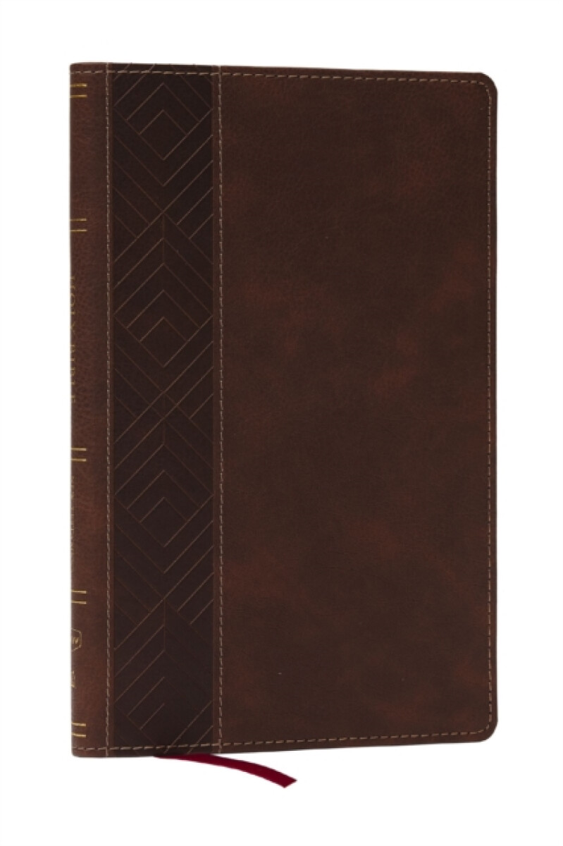 KJV, Personal Size New Testament, Brown Leathersoft, Red Letter, Comfort Print