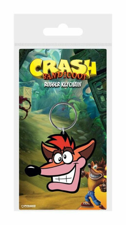 Klíčenka gumová Crash Bandicoot
