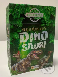 Kniha a výukové karty Dinosauři