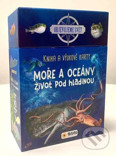 Kniha a výukové karty Moře a oceány