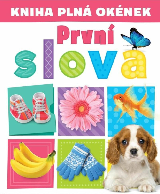 Kniha plná okének  První slova  Andrew Burgess, Pooja Desai
