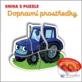 Kniha s puzzle: Dopravní prostředky