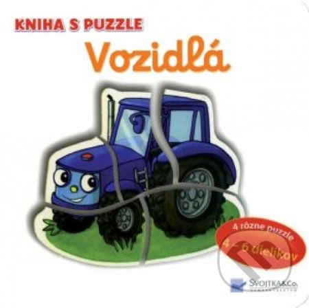 Kniha s puzzle: Vozidlá