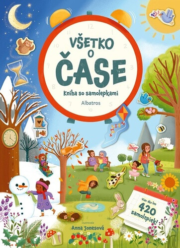 Kniha so samolepkami - Všetko o čase - Joli Hannahová