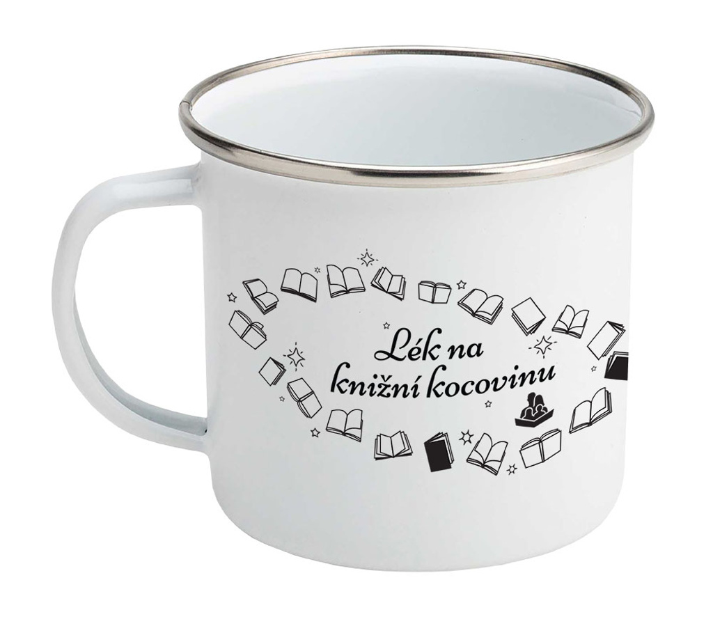 Knihomolský plecháček (český nápis)