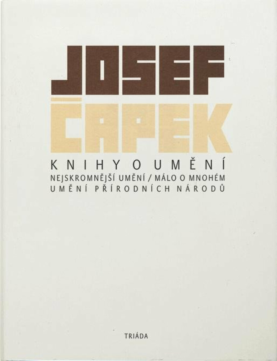 Knihy o umění - Josef Čapek