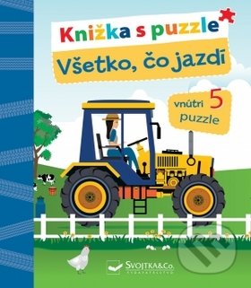 Knižka s puzzle: Všetko, čo jazdí