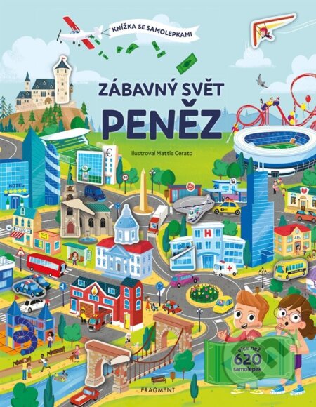 Knížka se samolepkami: Zábavný svět peněz