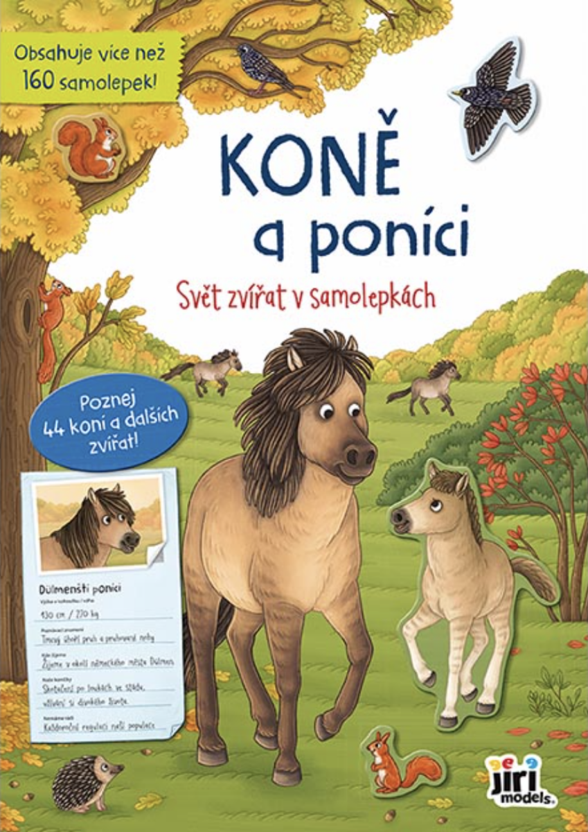 Koně a poníci (Svět zvířat v samolepkách) - kniha z kategorie Pro děti