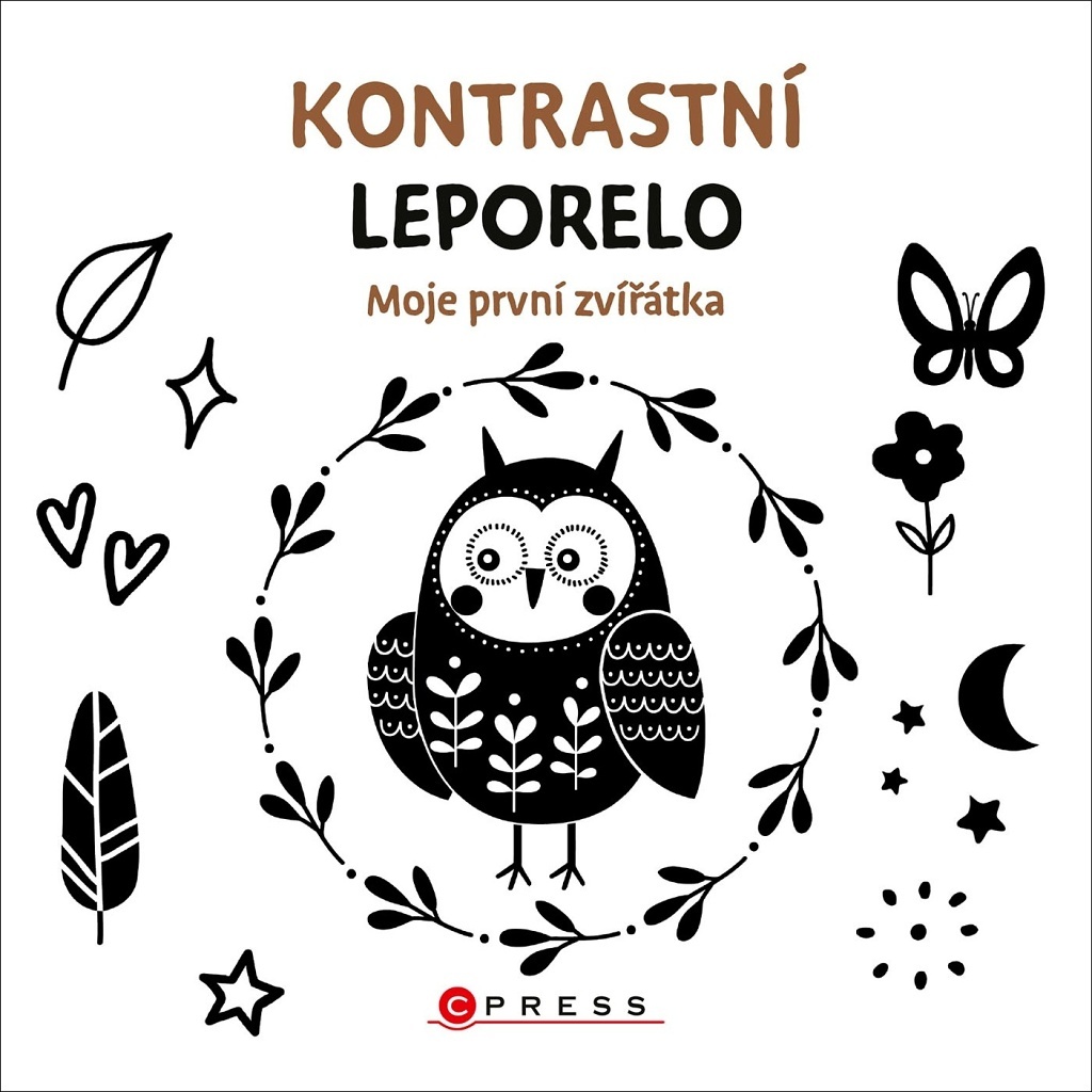 Kontrastní leporelo Moje první zvířátka