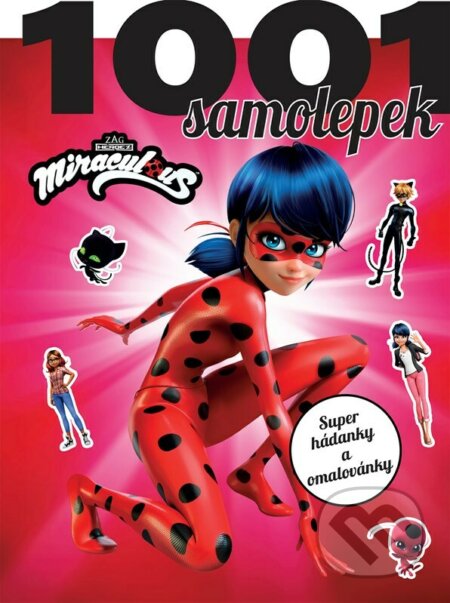 Kouzelná Beruška a Černý kocour 1001 samolepek (Defekt)