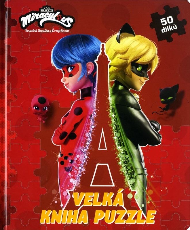 Kouzelná Beruška a Černý Kocour Velká kniha puzzle