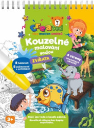 Kouzelné malování vodou Zvířátka/blok s tužkou 4 listy