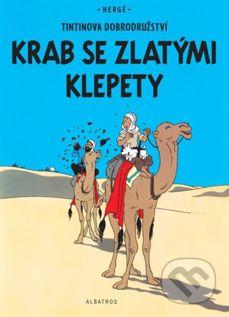 Krab se zlatými klepety