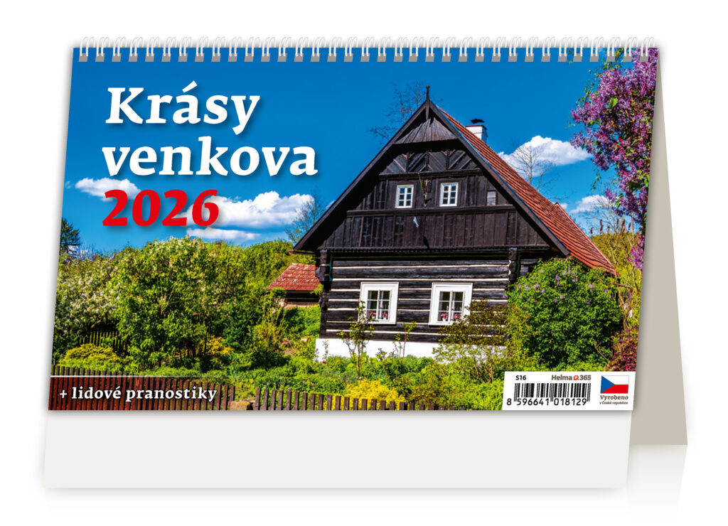Krásy venkova 2026 - stolní kalendář