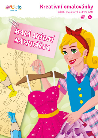 Kreativní omalovánky / Malá modní návrhářka