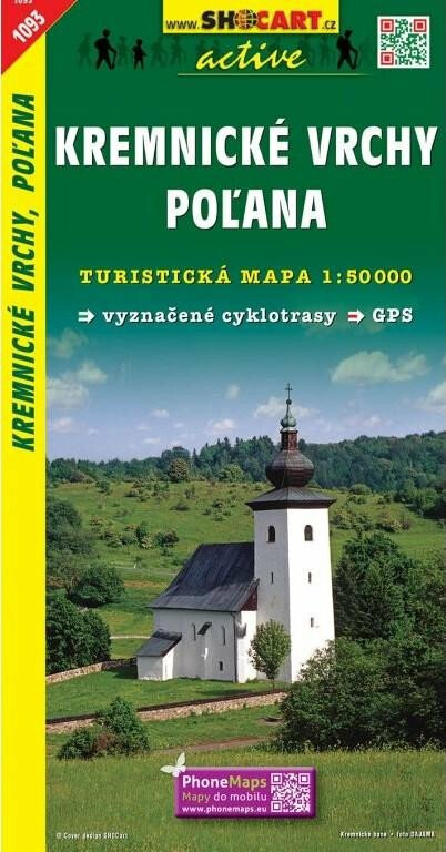 Kremnické vrchy, Poľana 1:50 000 (Turistická mapa 1093)