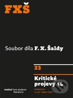 Kritické projevy 14 (Dodatky z let 1898 - 1937)