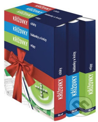 Křížovky – vtipy, citáty, hádanky a kvízy - dárkový box (komplet)