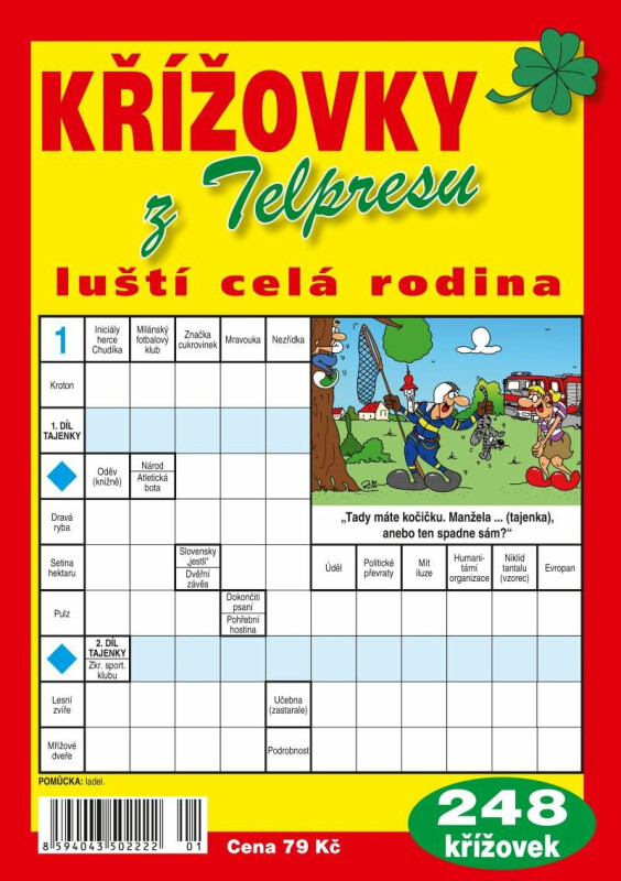 Křížovky z Telpresu luští celá rodina (248 křížovek 1/2023) - kniha z kategorie Klasické