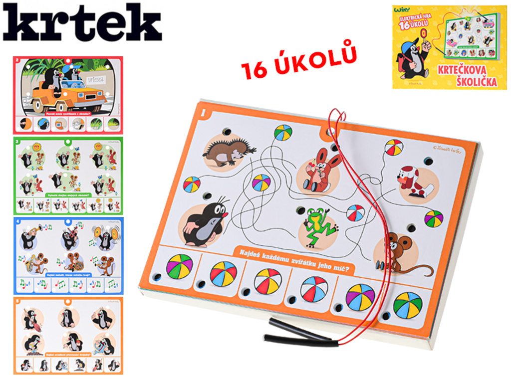 Krtečkova školička (16 úkolů v krabičce)