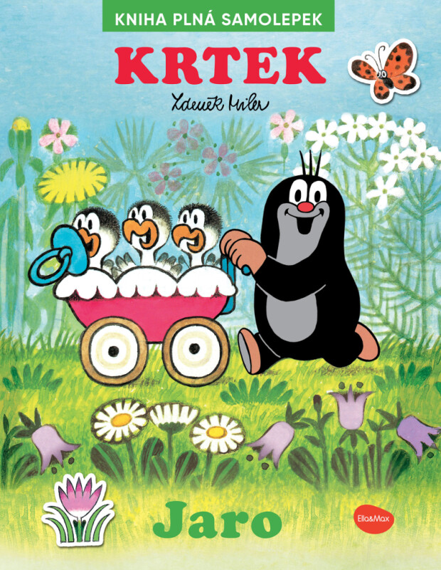 Krtek a jaro - Kniha plná samolepek - Zdeněk Miler