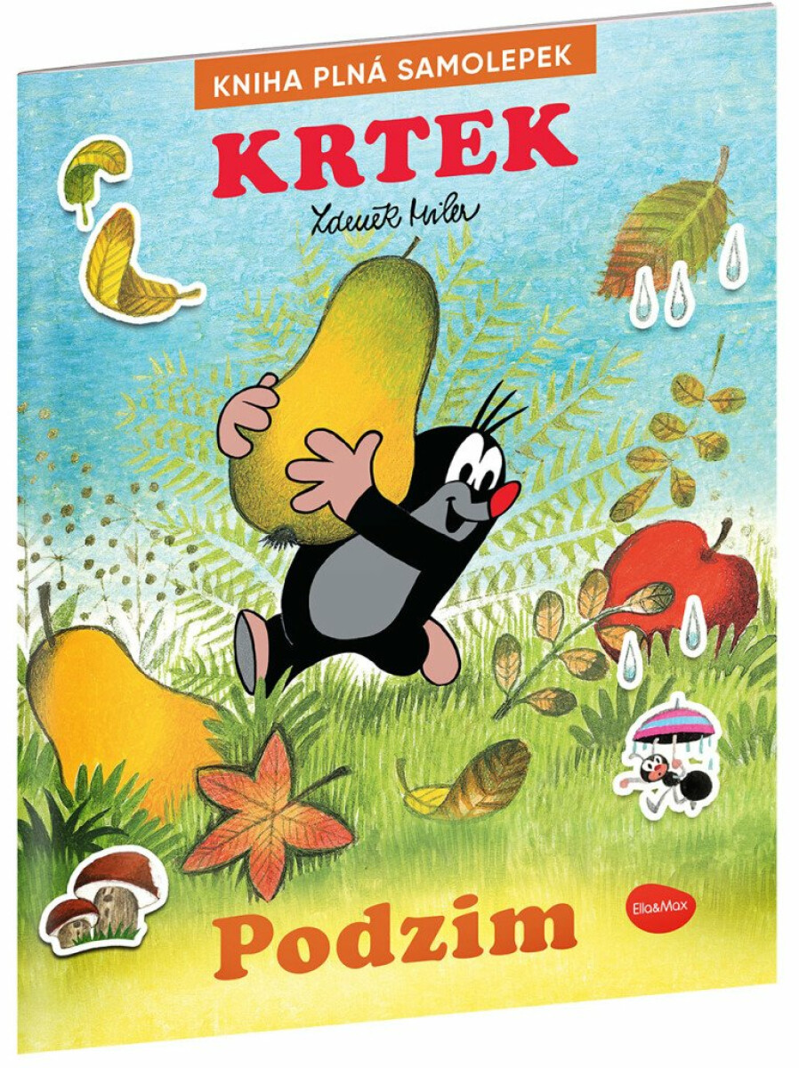 KRTEK a PODZIM  ─ Kniha samolepek - Zdeněk Miler