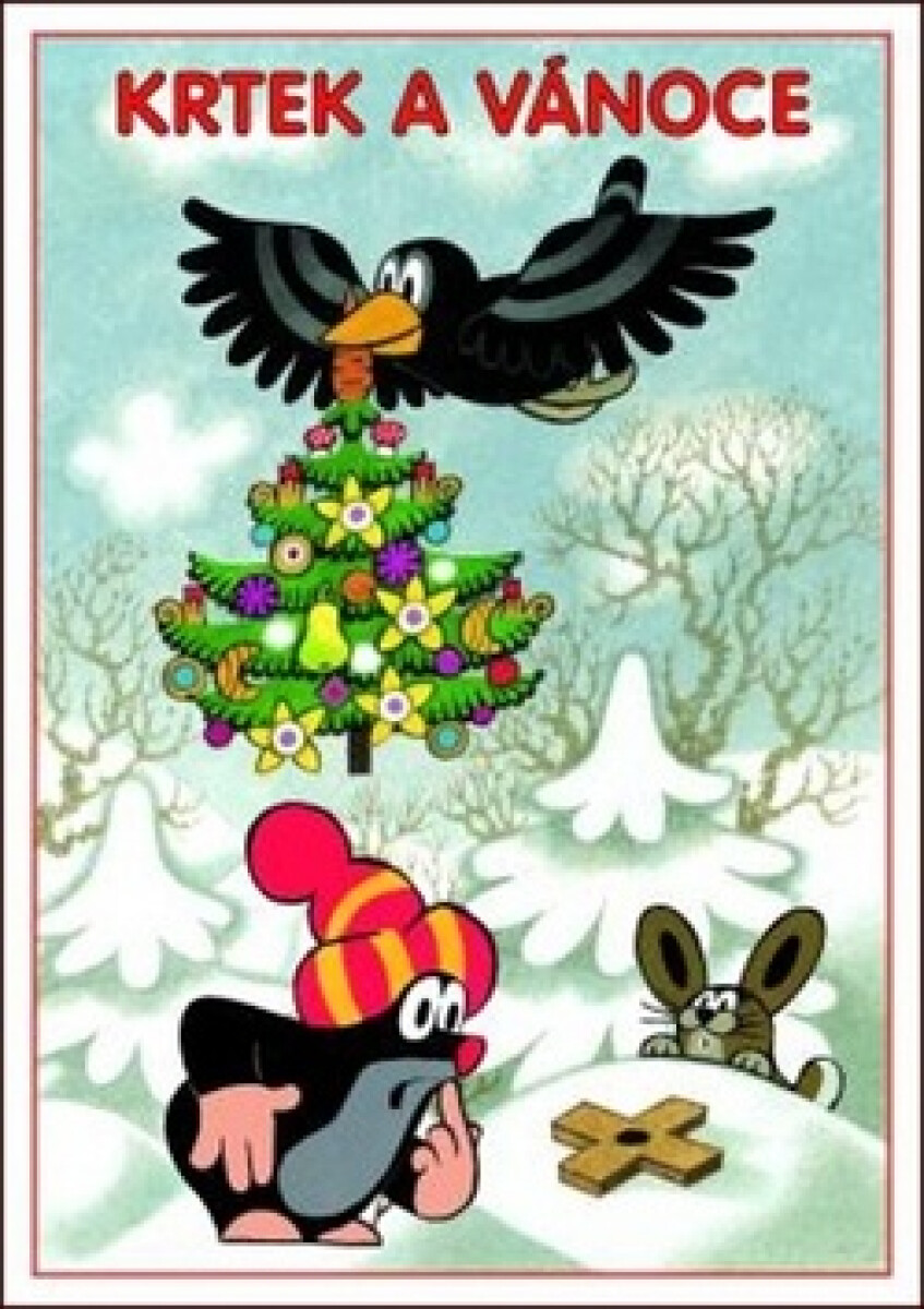 Krtek a Vánoce - Omalovánky A5