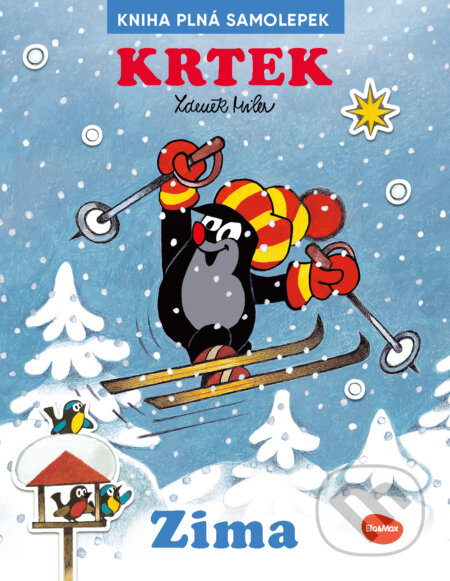 Krtek a zima - Kniha plná samolepek