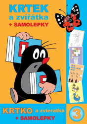 Krtek a zvířátka + samolepky / Krtko a zvieratká + samolepky - kniha z kategorie Pro děti