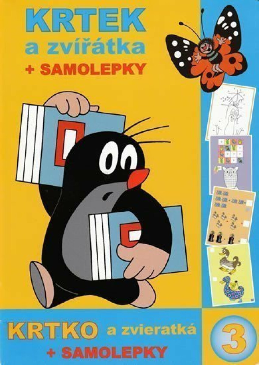 Krtek a zvířátka + samolepky (Activity book)