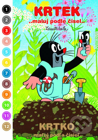 Krtek: Maluj podle čísel (Omalovánky A5)