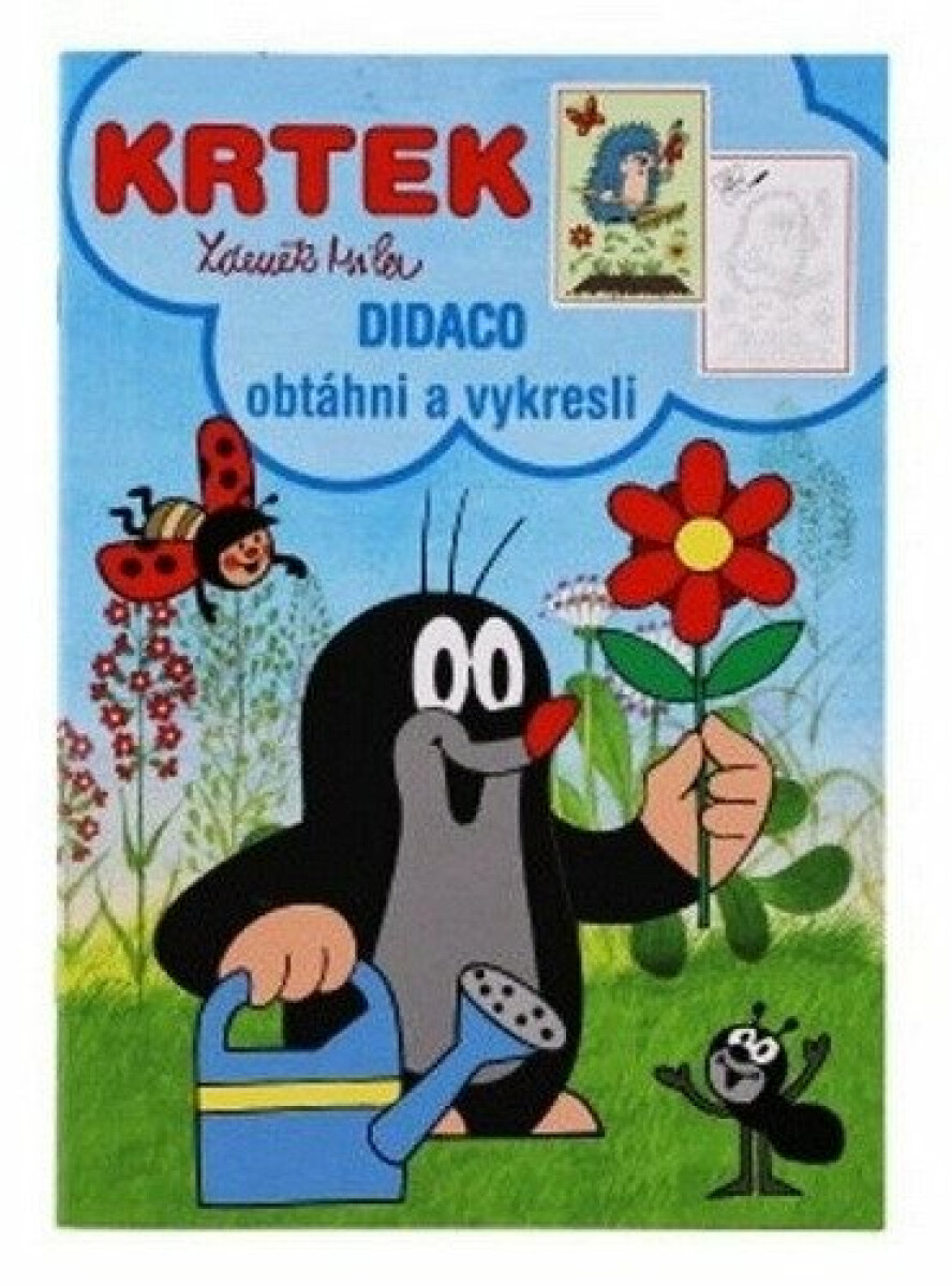 Krtek - obtáhni a vykresli