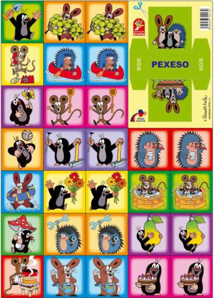 Krtek - pexeso