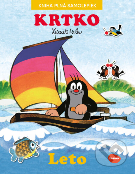 Krtko a leto - Kniha plná samolepiek