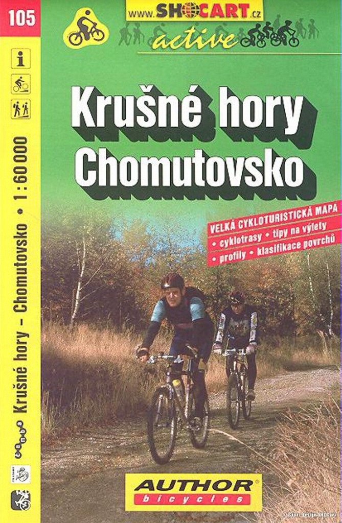 Krušné hory, Chomutovsko 1:60 000
