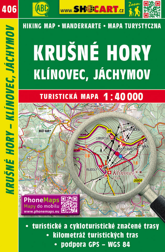 Krušné hory Klínovec, Jáchymov 1:40 000